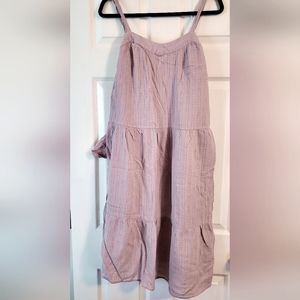 Knox Rose Light weight womens light purple dress size medium mid length